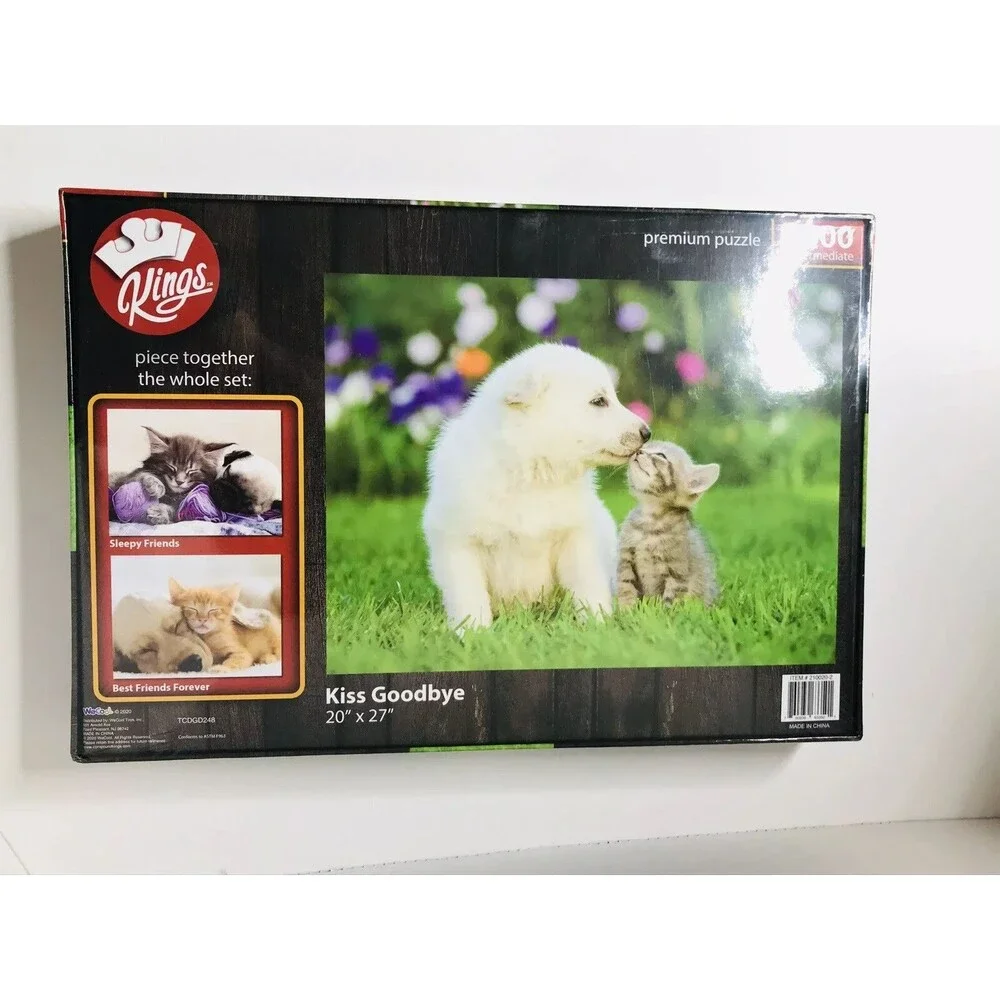 NEW & SEALED! 1000-Piece Kitten Puppy 20